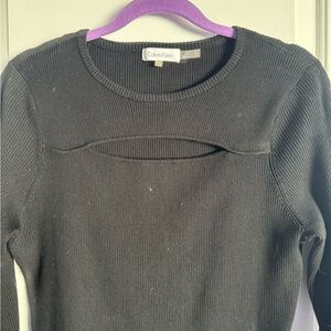 CK, cutout, L/XL, black, like new